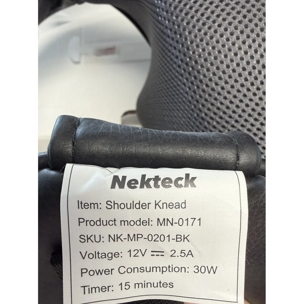Car 12‎ V AC DC Adapter Charger for Nekteck Shiatsu Massager Auto Vehicle Travel